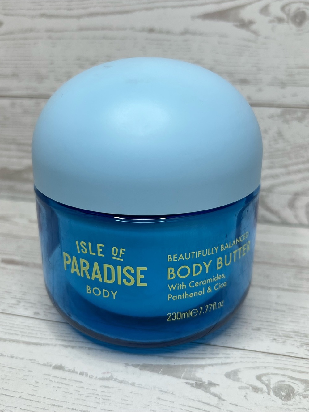 Isle of Paradise Light Blue Body Butter - Hydrating Body Cream
